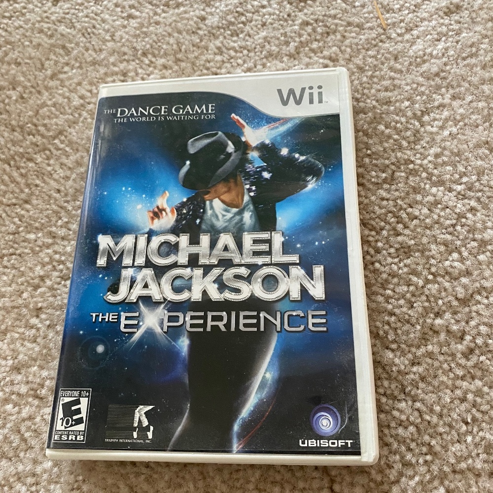 Nintendo Wii 2010 Michael Jackson Video Game